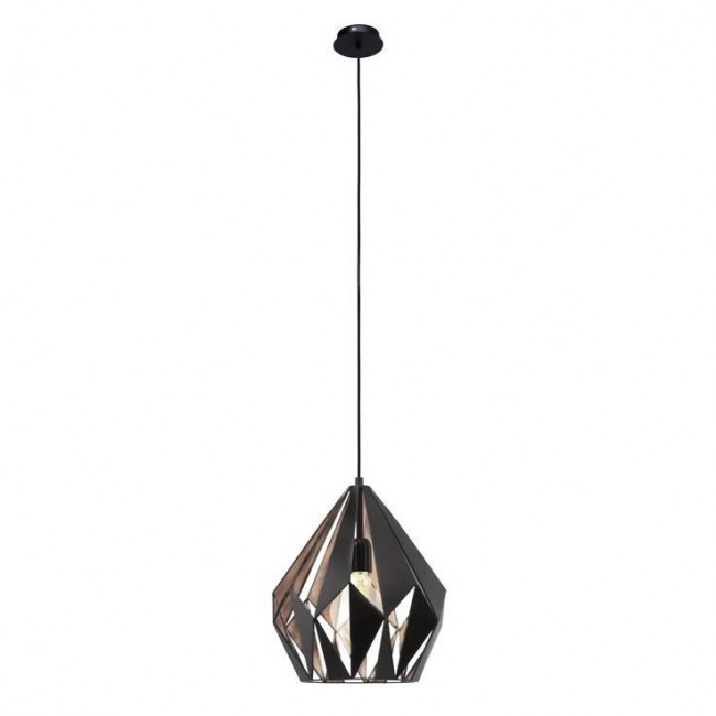 EGLO Carlton 1 suspension lighting Flexible mount E27