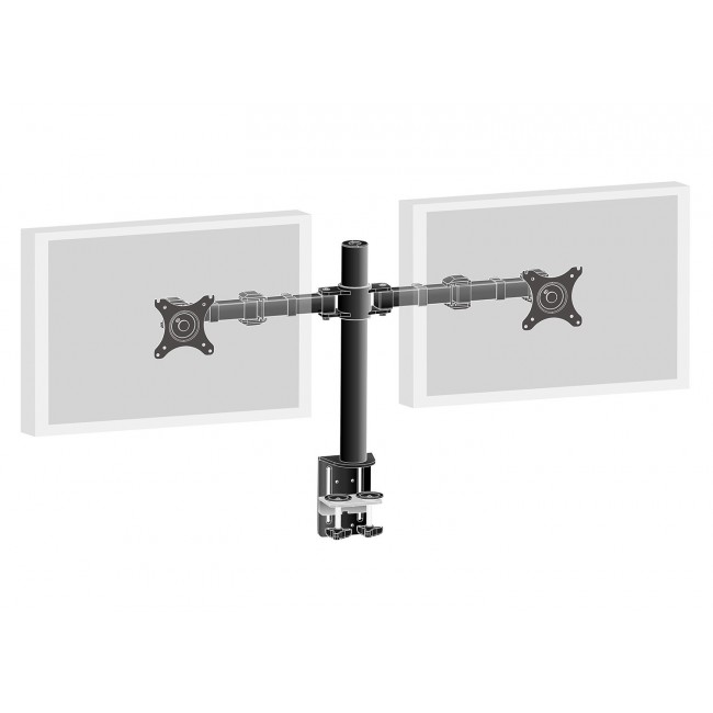 Desk mount with adjustable arm