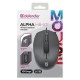 MOUSE DEFENDER ALPHA MB-507 OPTICAL 1000dpi 3P BLACK SILENT CLICK MOUSE DEFENDER ALPHA MB-507 OPTICAL 1000dpi 3P BLACK SILENT CLICK
