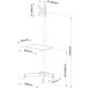 Techly Trolley Floor Stand LCD/LED/Plasma TV Stand 19 Techly Trolley Floor Stand LCD/LED/Plasma TV Stand 19