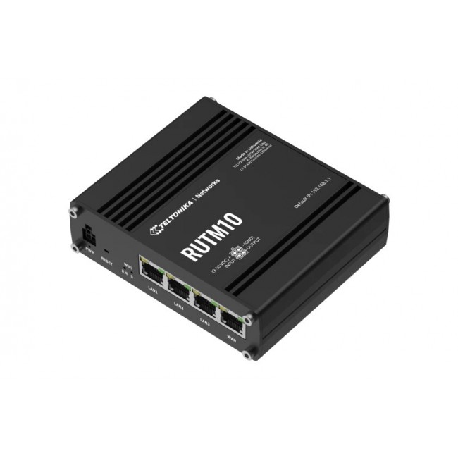 Teltonika RUTM10 wireless router Gigabit Ethernet Dual-band (2.4 GHz / 5 GHz) Black Teltonika RUTM10 wireless router Gigabit Ethernet Dual-band (2.4 GHz / 5 GHz) Black