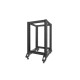 OPEN RACK 18U 600X800 BLACK LANBERG