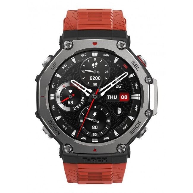 Amazfit T-Rex 3, smartwatch, 48.5mm, red