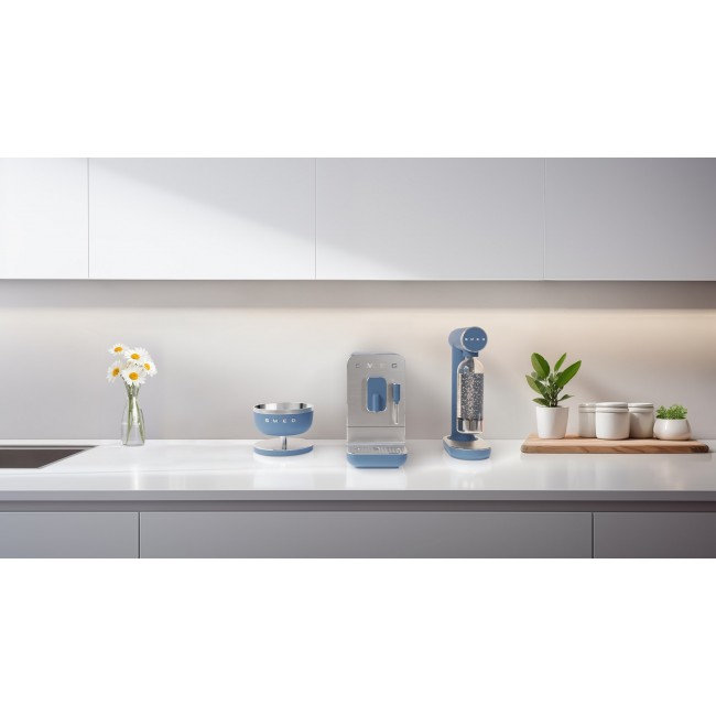 Smeg KSC01SBMWW kitchen scale Blue Countertop Round Electronic kitchen scale