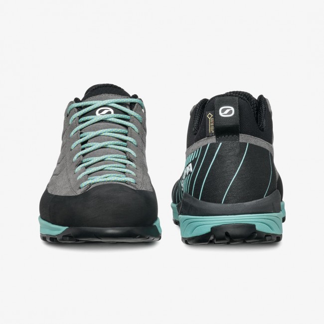 Scarpa MESCALITO GTX WOMAN, 40.5, Midgray - Aqua