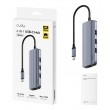 Cudy UH606 laptop dock/port replicator Wired USB 3.2 Gen 1 (3.1 Gen 1) Type-C Grey, Silver