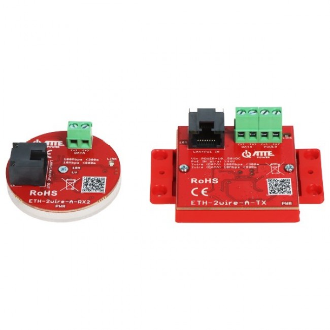 Set of UTP/2-wire converters for LAN+PoE ETH-2WIRE Set of UTP/2-wire converters for LAN+PoE ETH-2WIRE