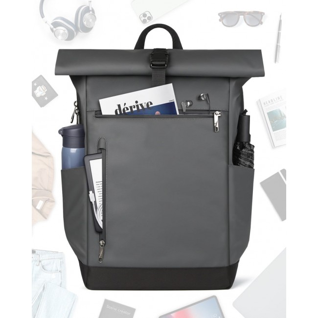 Inateck BP01003 backpack Travel backpack Black, Grey Polyester