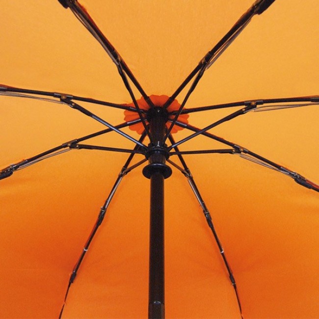 EuroSCHIRM light trek automatic Orange Fiberglass Polyester Compact Rain umbrella