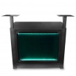 DNA Professional DJ BOOTH BK - DJ booth with illuminated RGB LED panel (black)