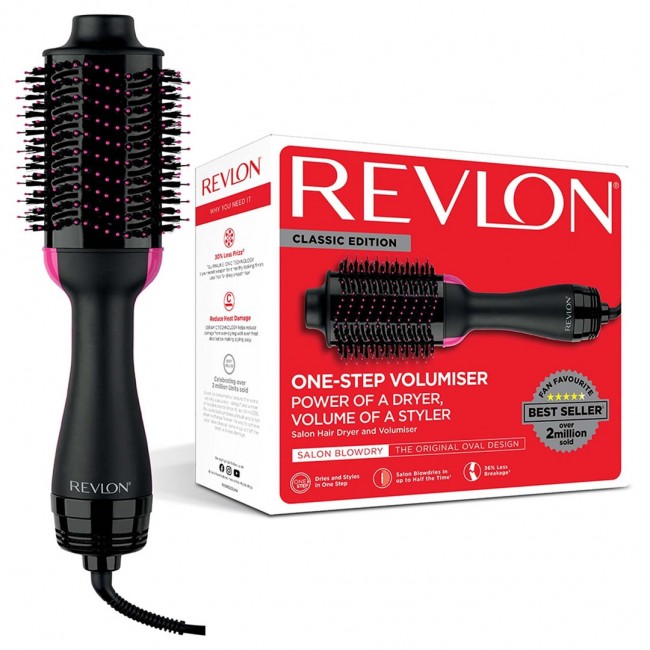 Revlon RVDR5222E hair styling tool Hot air brush Black, Pink
