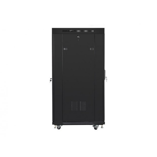 Lanberg FF01-8027-12BL rack cabinet 27U Freestanding rack Black