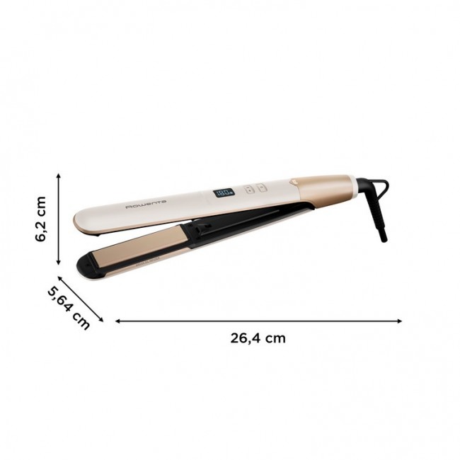Rowenta SF4633F0 hair styling tool Straightening iron Warm White