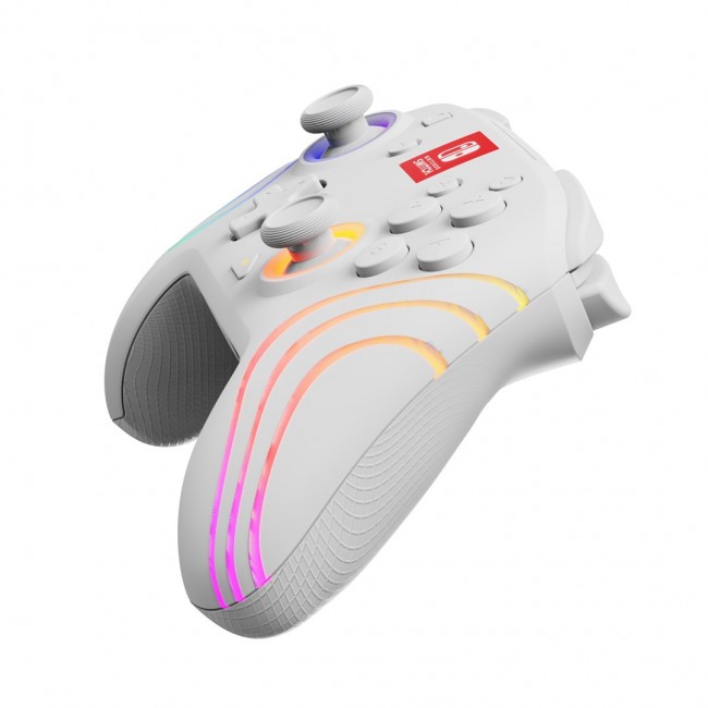 PDP Afterglow Wave White USB Gamepad Analogue / Digital Nintendo Switch, Nintendo Switch Lite, Nintendo Switch OLED PDP Afterglow Wave White USB Gamepad Analogue / Digital Nintendo Switch, Nintendo Switch Lite, Nintendo Switch OLED