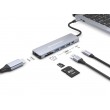 Conceptronic DONN19G 7-in-1 USB 3.2 Gen 1 Docking Station, HDMI, USB-A 3.0 x 3, SD, TF/MicroSD, 100W USB PD