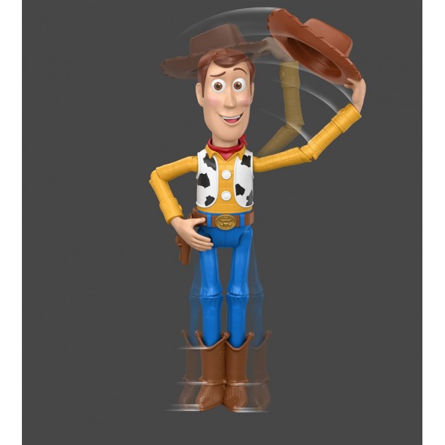 Disney Pixar Disney and Pixar Toy Story 5 Large Scale Howdy Partner Woody Figure, 12 Inch Posable Toy, Hat Tip