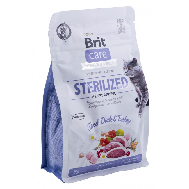 BRIT Care Grain-Free Sterilized Weight Control - dry cat food - 400 g