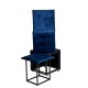 Puff-transformer 5in1 - 5 stools in 1 pouffe navy blue velvet