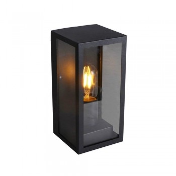 Wall lamp V-TAC VT-837 fa ade luminaire 1xE27 60W max IP44 (SKU 8517) Black