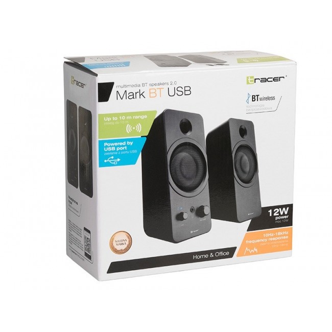 Speakers Tracer 2.0 Mark USB Bluetooth 12W TRAGLO46370