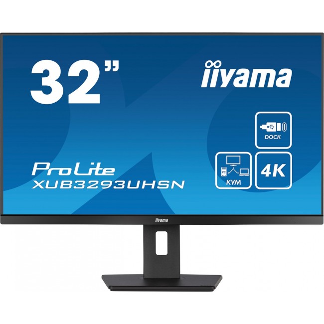iiyama ProLite 32 IPS panel with KVM switch, USB-C dock and RJ45 (LAN) iiyama ProLite 32 IPS panel with KVM switch, USB-C dock and RJ45 (LAN)