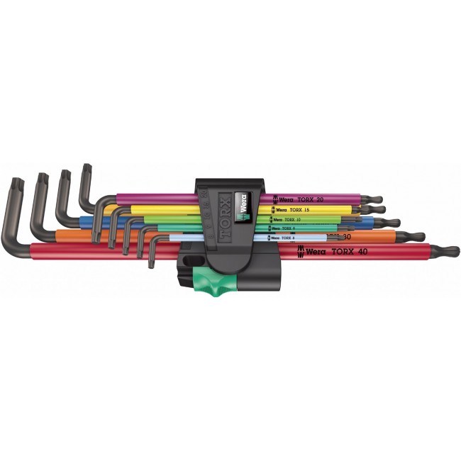 Wera 967/9 TX XL L-shaped hex key set Metric 9 pc(s) Wera 967/9 TX XL L-shaped hex key set Metric 9 pc(s)