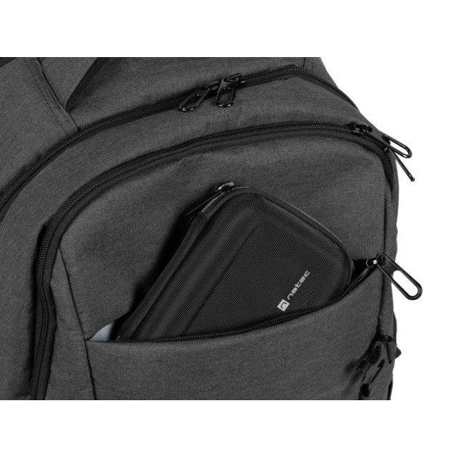 NATEC NTO-2226 backpack City backpack Black, Grey Polyester NATEC NTO-2226 backpack City backpack Black, Grey Polyester