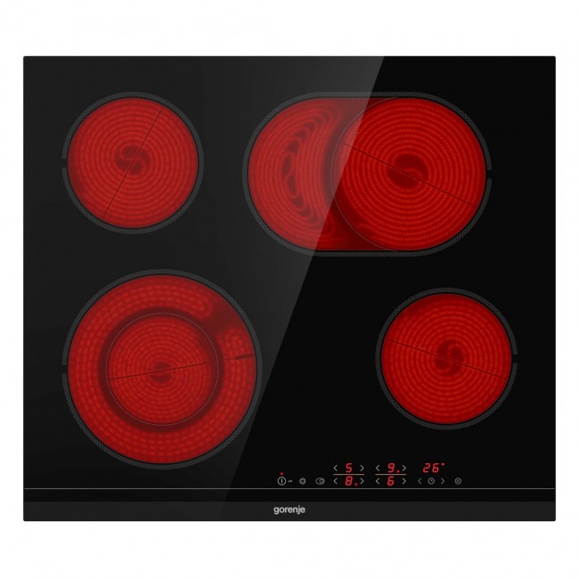 Gorenje ECT643BCSC Black Built-in 60 cm Ceramic 4 zone(s)