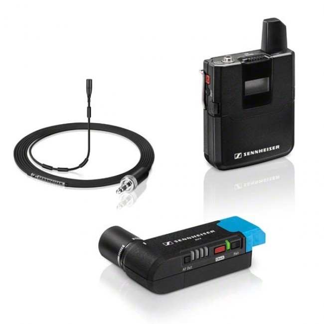 Sennheiser AVX-MKE2 SET - wireless camera system with mini transmitter and professional mic MKE2 fully automatic Sennheiser AVX-MKE2 SET - wireless camera system with mini transmitter and professional mic MKE2 fully automatic