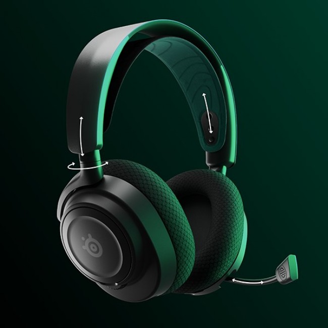 Steelseries Arctis Nova 7X Headset Wired & Wireless Head-band Gaming USB Type-C Bluetooth Black, Green