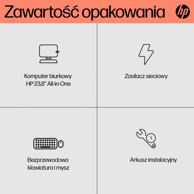 HP 24-cr0332nw AMD Ryzen 7 7730U 60.5 cm (23.8