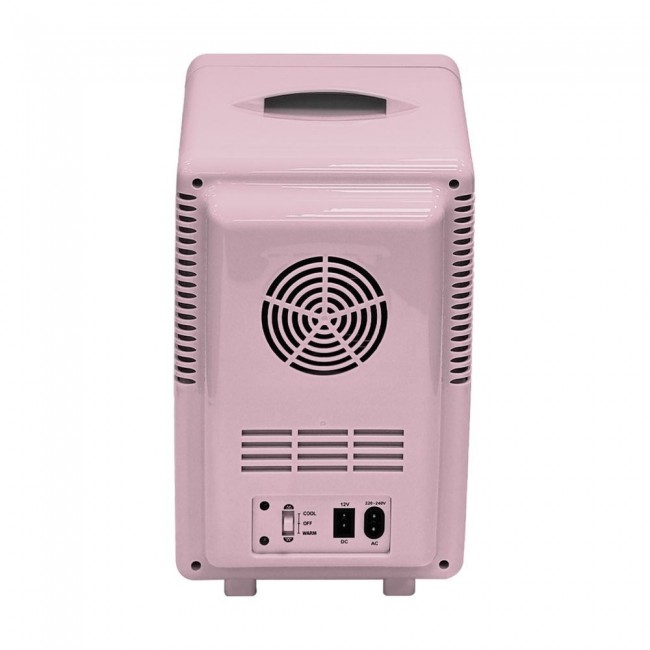 ELLE Home ESDAF01PUEU 6L Mini Fridge with LED Makeup Mirror Purple ELLE Home ESDAF01PUEU 6L Mini Fridge with LED Makeup Mirror Purple