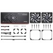 Noctua NF-A14x25 G2 PWM Sx2-PP chromax.black Next-gen black 140mm dual fan set