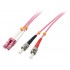 Lindy 46354 InfiniBand/fibre optic cable 10 m LC ST Pink