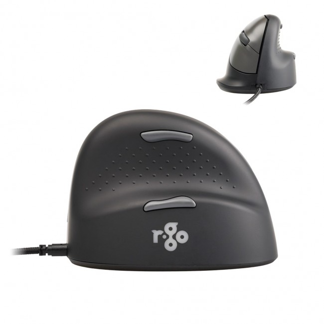 R-Go Tools Ergonomic mouse R-Go HE Break with break software, small (hand length less than 165 mm), right-handed, wired, black R-Go Tools Ergonomic mouse R-Go HE Break with break software, small (hand length less than 165 mm), right-handed, wired, black