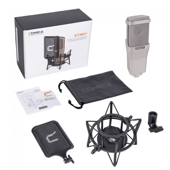 ikan STM01 microphone Grey Studio microphone