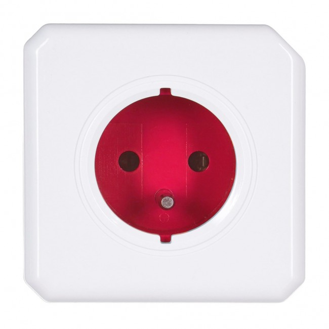 Allocacoc PowerCube Original Type E power extension 5 AC outlet(s) Indoor Red