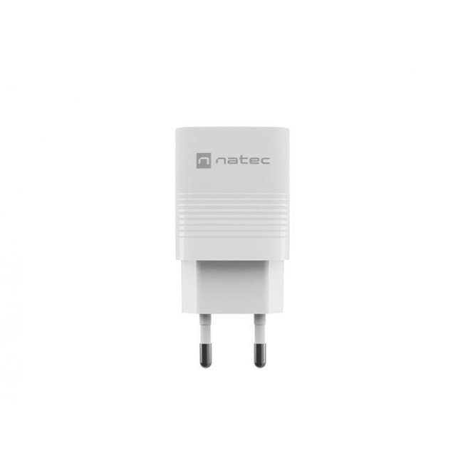 NATEC RIBERA GAN CHARGER 1X USB-A + 1X USB-C 30W WHITE NATEC RIBERA GAN CHARGER 1X USB-A + 1X USB-C 30W WHITE