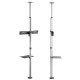 Telescopic TV holder, ceiling and floor with shelf Maclean MC-791N 37 Telescopic TV holder, ceiling and floor with shelf Maclean MC-791N 37