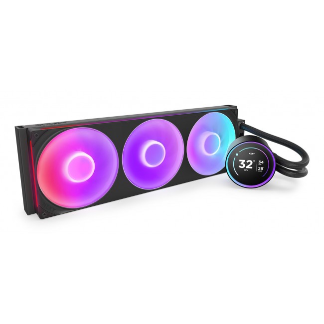 NZXT Kraken Elite 420 RGB Processor All-in-one liquid cooler 14 cm Black 1 pc(s)