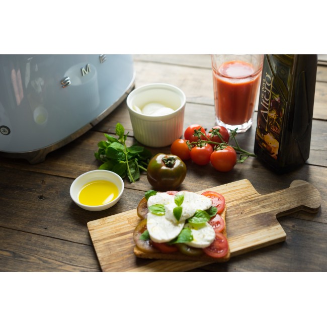 Smeg 50's Style Toaster TSF01PBEU Pastel Blue