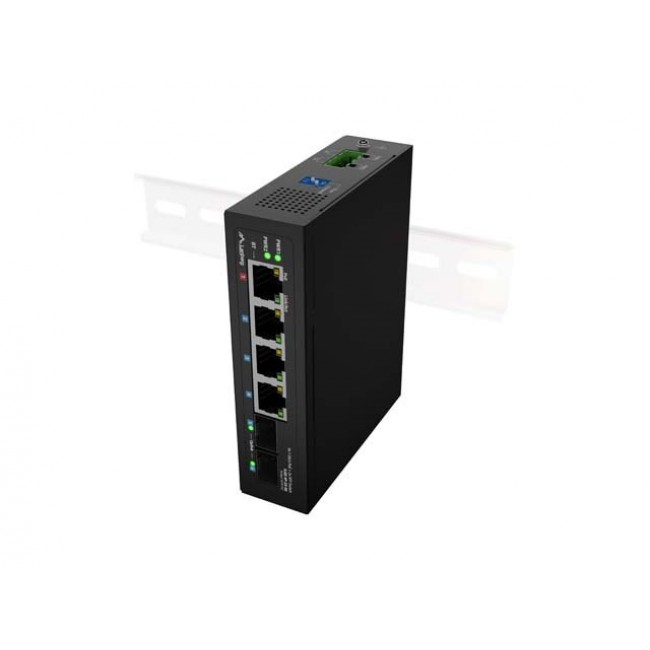 LANBERG ILGE-4P-2S-90 LIGHT INDUSTRIAL POE SWITCH 1XBT 3XAT 2XSFP DIN GIGABIT ETHERNET LANBERG ILGE-4P-2S-90 LIGHT INDUSTRIAL POE SWITCH 1XBT 3XAT 2XSFP DIN GIGABIT ETHERNET