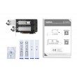 Icy Dock MB842MP-B storage drive enclosure SSD enclosure Black, Silver M.2