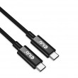 CLUB3D USB4 Gen3x2 Type-C Bi-Directional Cable 8K60Hz or 4K120Hz, Data 40Gbps, PD 240W(48V/5A) EPR M/M 3m / 9.84ft CLUB3D USB4 Gen3x2 Type-C Bi-Directional Cable 8K60Hz or 4K120Hz, Data 40Gbps, PD 240W(48V/5A) EPR M/M 3m / 9.84ft