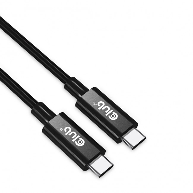 CLUB3D USB4 Gen3x2 Type-C Bi-Directional Cable 8K60Hz or 4K120Hz, Data 40Gbps, PD 240W(48V/5A) EPR M/M 3m / 9.84ft CLUB3D USB4 Gen3x2 Type-C Bi-Directional Cable 8K60Hz or 4K120Hz, Data 40Gbps, PD 240W(48V/5A) EPR M/M 3m / 9.84ft