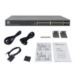LevelOne TURING 28-Port L3 Lite Managed Gigabit Switch, 24 x 1G RJ45, 4 x 1G/10G SFP+ Uplinks