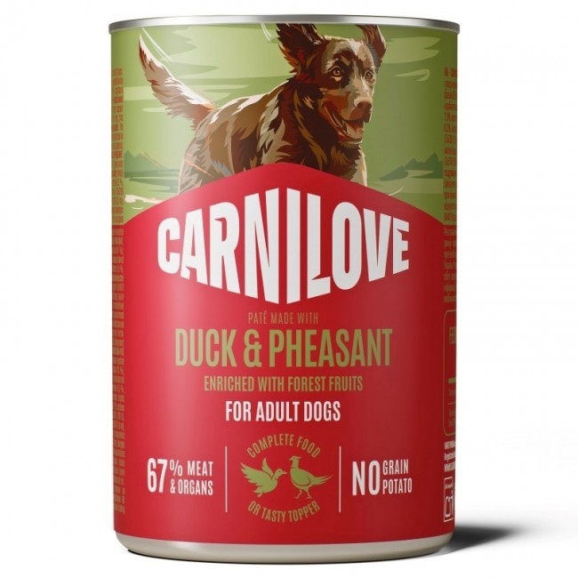 CARNILOVE Dog Duck&Pheasant - wet dog food - 400g