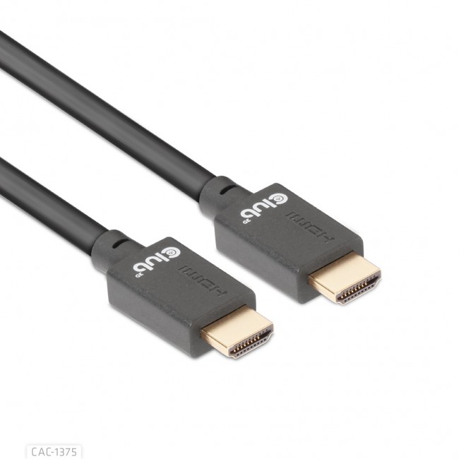 CLUB3D Ultra High Speed HDMI Certified Cable 4K120Hz 8K60Hz 48Gbps M/M 5m/16.4ft