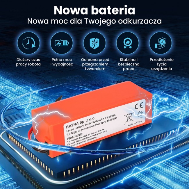 Extralink EX.22905 industrial rechargeable battery