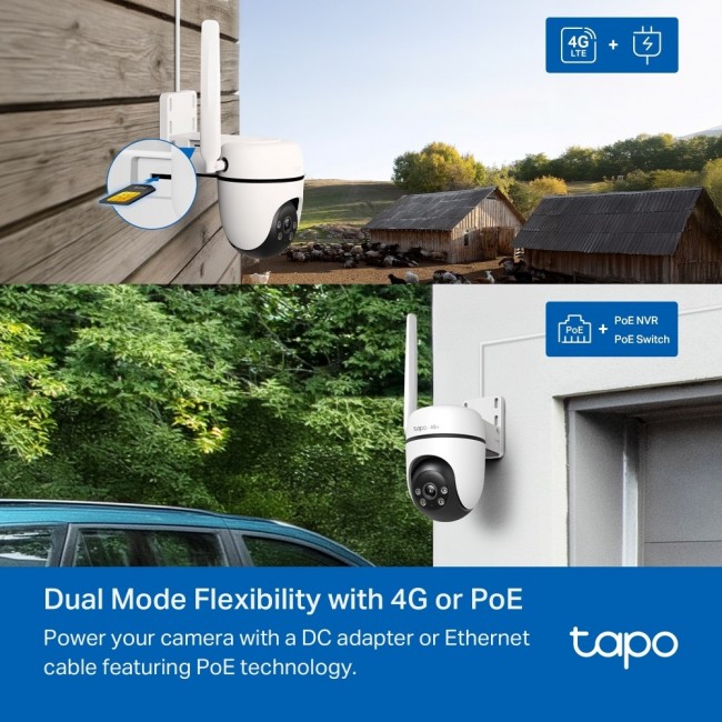 TP-Link Outdoor Pan/Tilt 4G LTE Camera